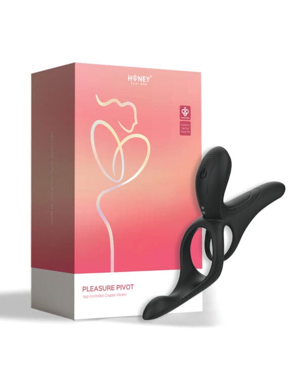 Pleasure Pivot App-Controlled Couples Vibrators - Black - Image 4