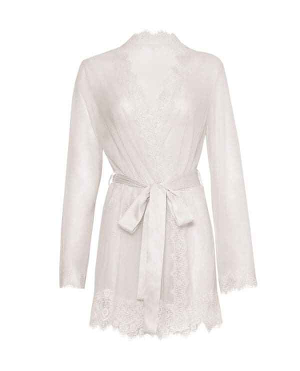 Provence Short Robe - White L/XL - Image 3