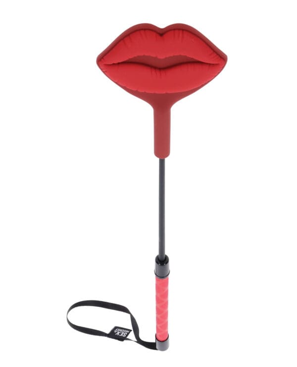 Sex & Mischief Ex's & Oh's Kiss Crop - Red/Black - Image 3
