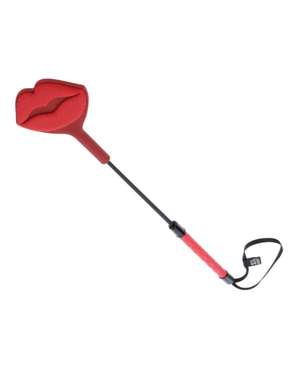 Sex & Mischief Ex's & Oh's Kiss Crop - Red/Black - Image 4