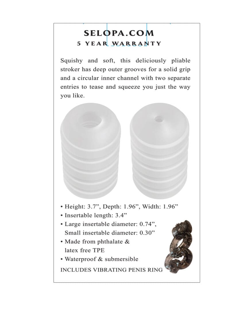 Selopa Ring Me Up Squishy & Soft Stroker - Clear - Image 5