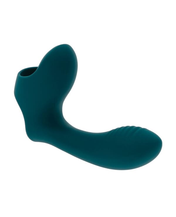 Playboy Pleasure Wrapped Around My Finger Multi Play Vibrator - Dark Teal - Image 4