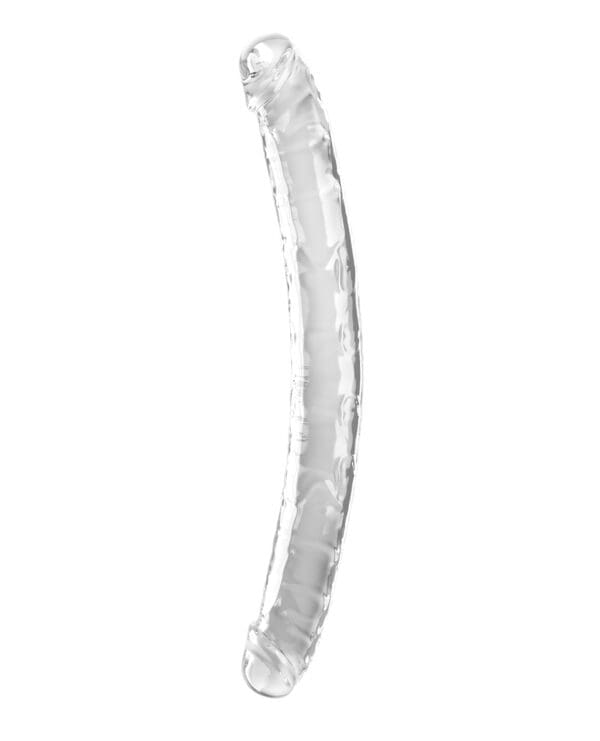 King Cock Clear 18" Double Dildo - Clear - Image 2