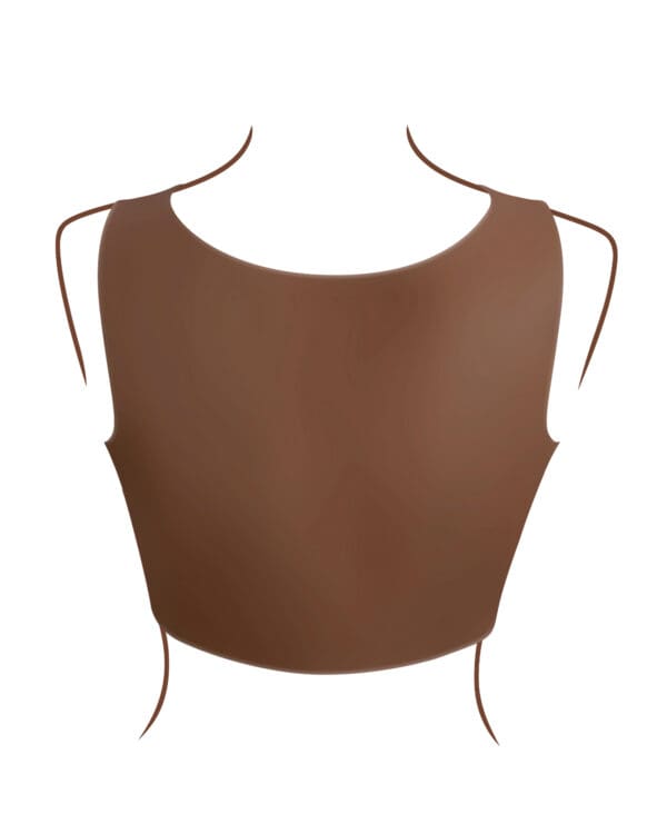 Gender X Realistic Undergarments Plate D-Cup - Dark - Image 4