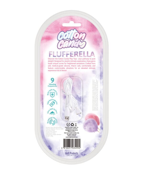Cotton Candy Jawbreaker Flufferella Vibe - Cotton Candy - Image 3
