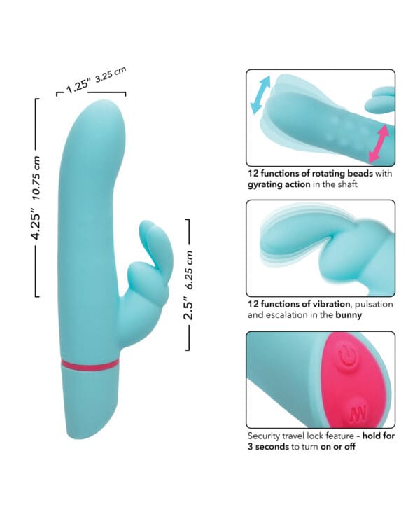 Love Bunny Rotating Bunny - Blue - Image 5