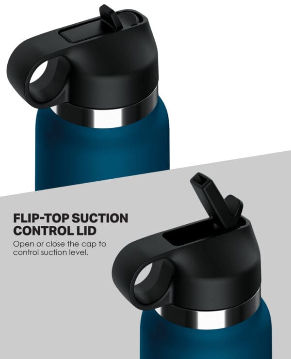 PDX Plus Fuck Flask Private Pleaser Stroker - Light/Blue - Image 4