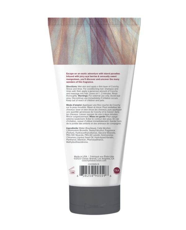 COOCHY Shave Cream - 0.5 oz Island Paradise - Image 2