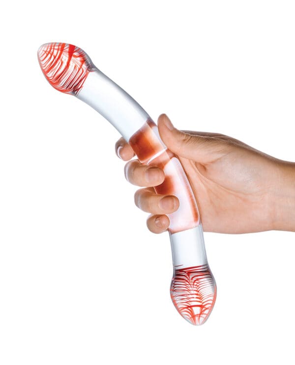 Glas Red Head Double Glass Dildo - Image 4