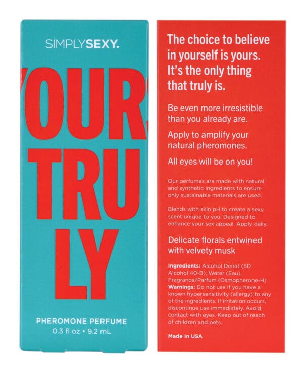Simply Sexy Pheromone Perfume - .3 oz Yours Truly - Image 3