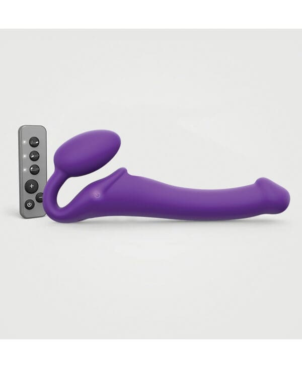 Strap on Me Vibrating Bendable Strapless Strap on Medium - Purple - Image 2