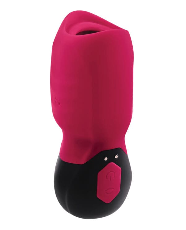 Gender X Body Kisses Vibrating Suction Massager - Red/Black - Image 3