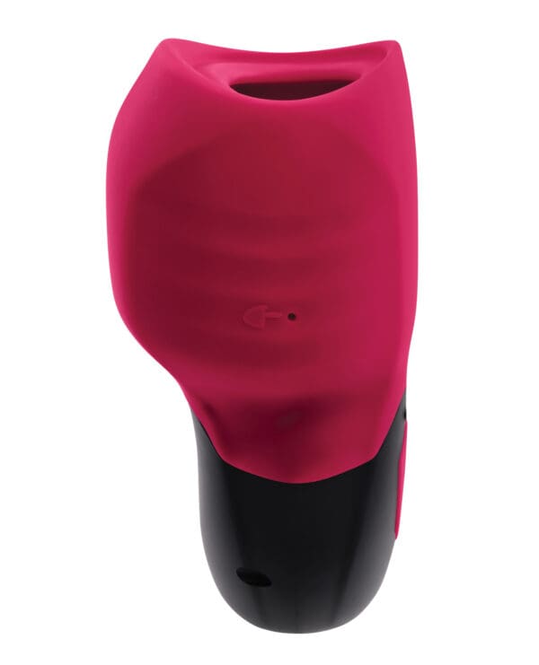 Gender X Body Kisses Vibrating Suction Massager - Red/Black - Image 4