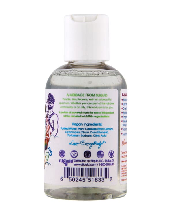 Sliquid Naturals Sparkle Pride Water Based Lube - 4.2 oz - Image 3