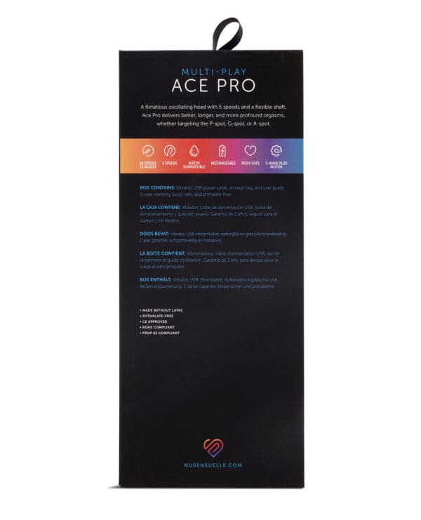 Nu Sensuelle Ace Pro Prostate & G Spot Vibe - Purple - Image 5