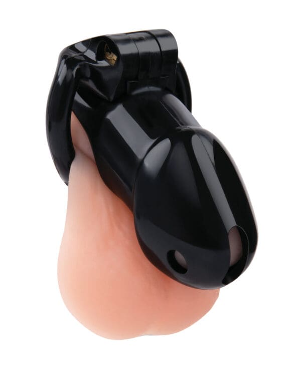 Lockmaster 4" Resin Cock Cage - Black - Image 2