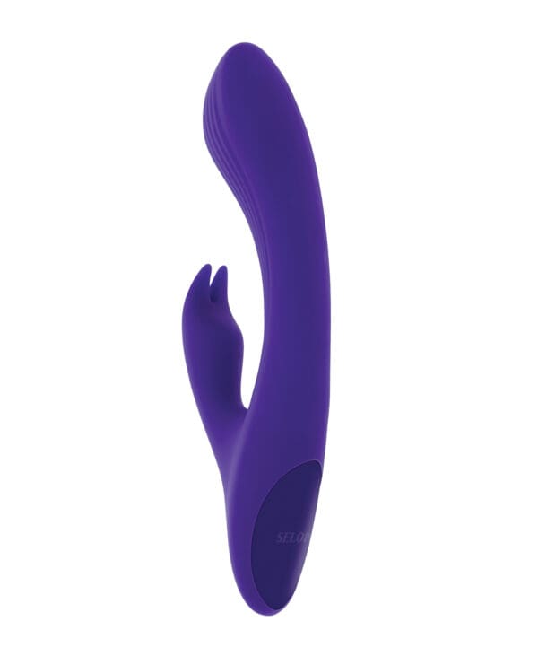 Selopa Poseable Bunny Rabbit Vibrator - Purple - Image 3