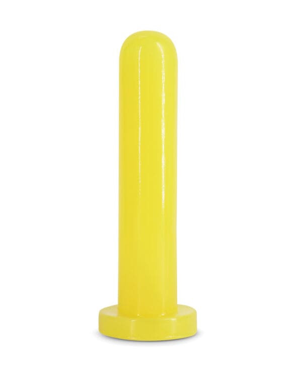 Firefly Thrill Glow in the Dark Dildo - Large - Yellow - Image 2