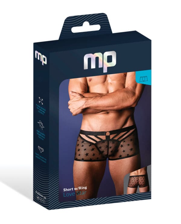 Love Star Short w/Ring - Black SM - Image 3