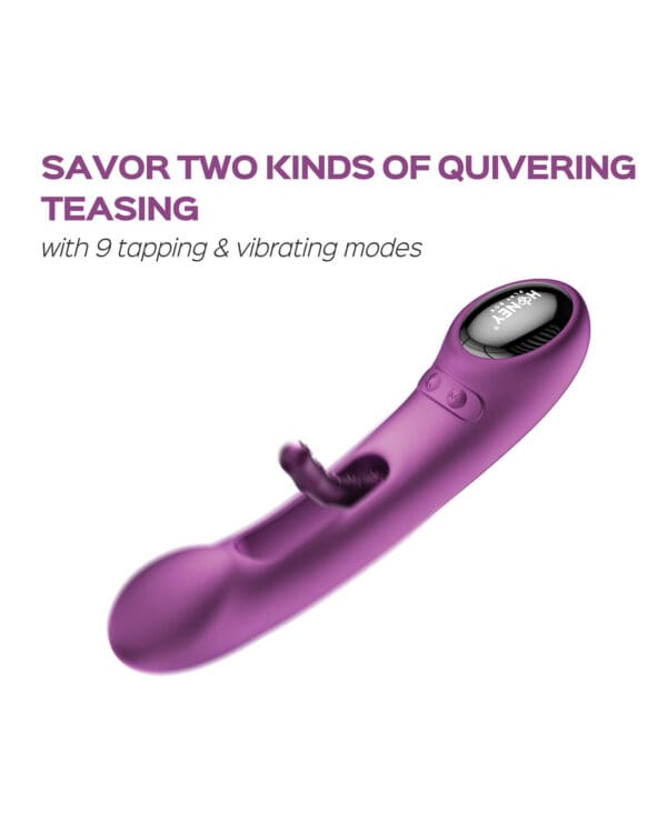 Tempo Pressure Sensing App-Controlled Flapping Vibrator - Purple - Image 3