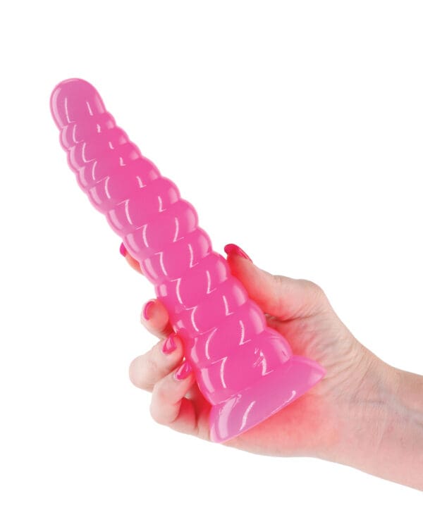 Firefly Nymph Glow in the Dark Dildo - Pink - Image 4