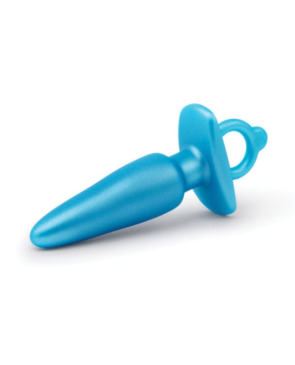 b-Vibe Butties Sleek Tapered Plug - Blue - Image 3