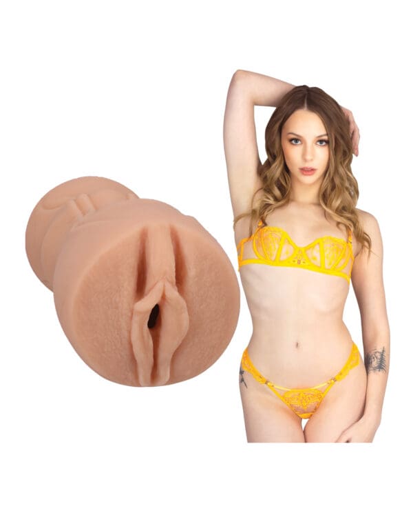 Signature Strokers ULTRASKYN Pocket Pussy - Lily Larimar, Vanilla - Image 3