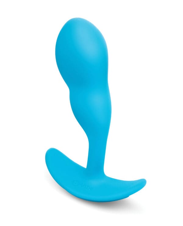 b-Vibe Remote Control P-Spot Snug Plug - Blue - Image 2