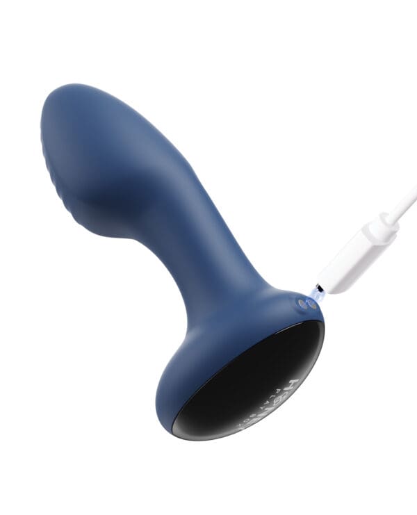 Frenzy Rotating Butt Plug - Blue - Image 4