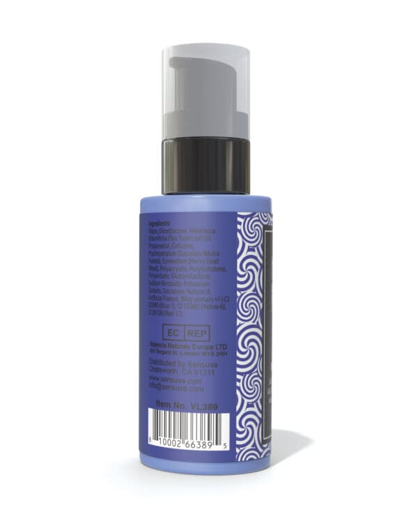 Handipop Hand Job Massage Gel - 2 oz Bottle Blueberry Muffin - Image 2