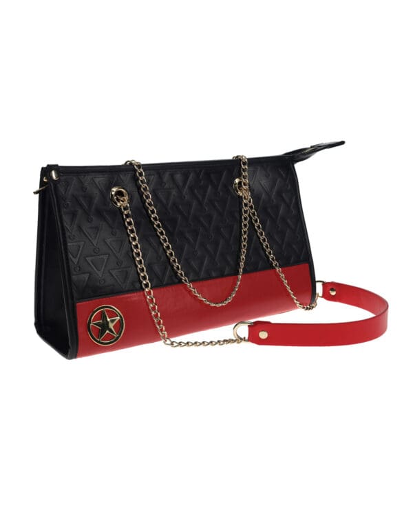 Shots Ouch! Milan Collection Bondage Kit w/Bag - Black/Red - Image 2