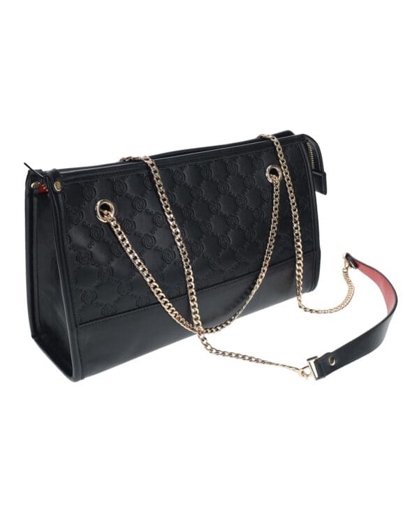Shots Ouch! Milan Collection Bondage Kit w/Bag - Black/Red - Image 4