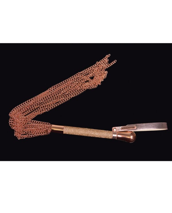 Pleasure Collection Chain Whip - Rose Gold - Image 2