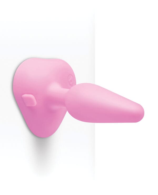 b-Vibe Beginner's Vibrating Tapered Butt Plug - Pink - Image 3