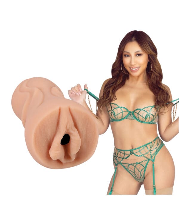 Signature Strokers ULTRASKYN Pocket Pussy - Nicole Doshi, Vanilla - Image 2