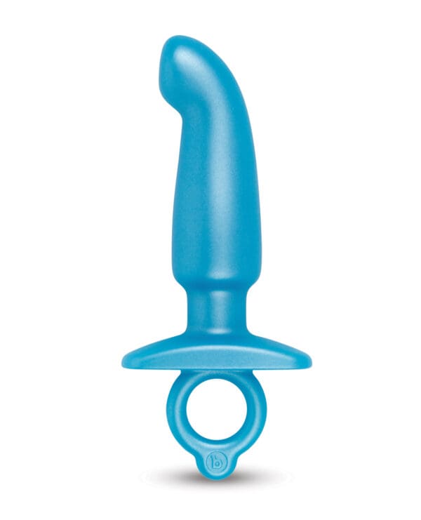 b-Vibe Butties Hither Tapered Prostate Plug - Blue - Image 2