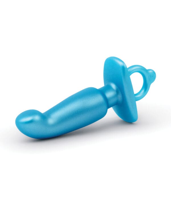 b-Vibe Butties Hither Tapered Prostate Plug - Blue - Image 3