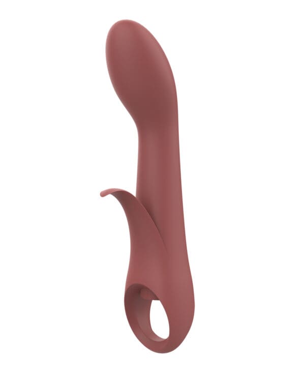 NUDE Sierra Rechargeable G-Spot Duo Vibrator - Peach - Image 2
