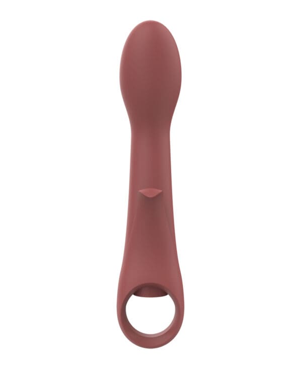 NUDE Sierra Rechargeable G-Spot Duo Vibrator - Peach - Image 4