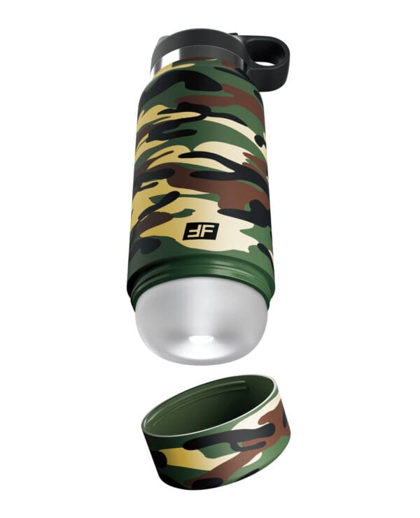 PDX Plus Fap Flask Happy Camper Stroker - Frosted/Camo - Image 2
