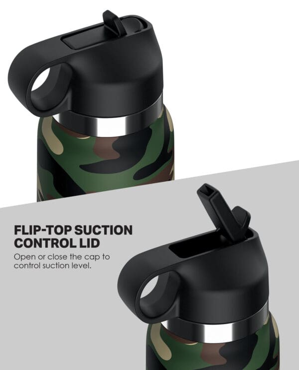 PDX Plus Fap Flask Happy Camper Stroker - Frosted/Camo - Image 4
