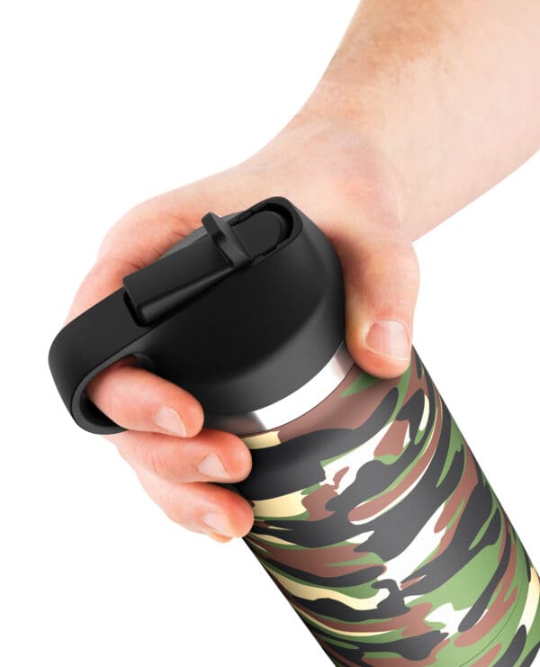 PDX Plus Fap Flask Happy Camper Stroker - Frosted/Camo - Image 5