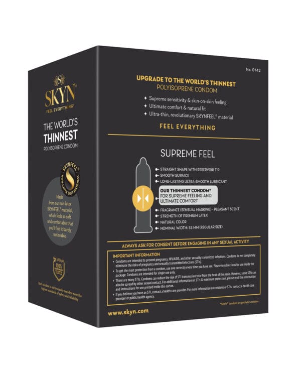 Lifestyles SKYN Supreme Feel Condoms - Pack of 20 - Image 2