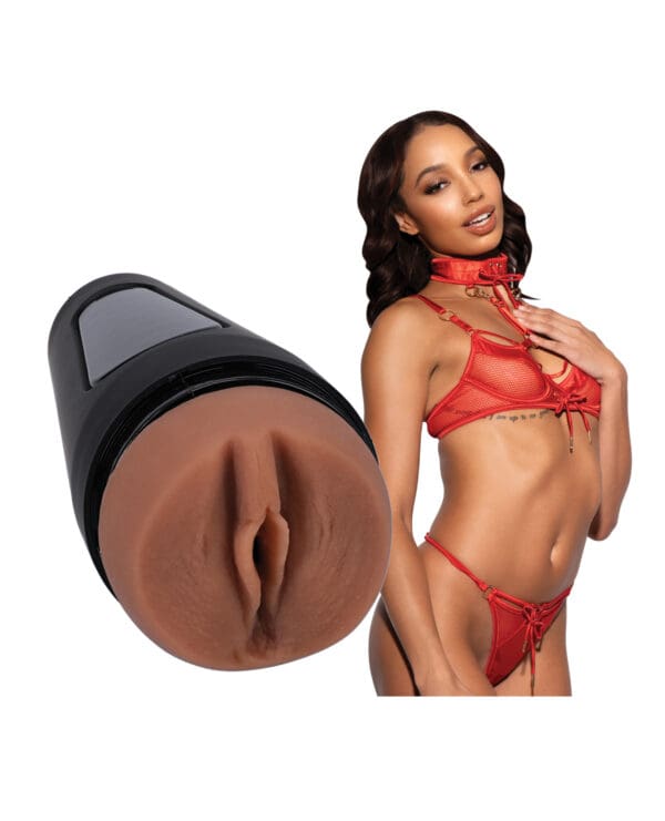 Main Squeeze ULTRASKYN Pussy Stroker - Alexis Tae, Caramel - Image 2