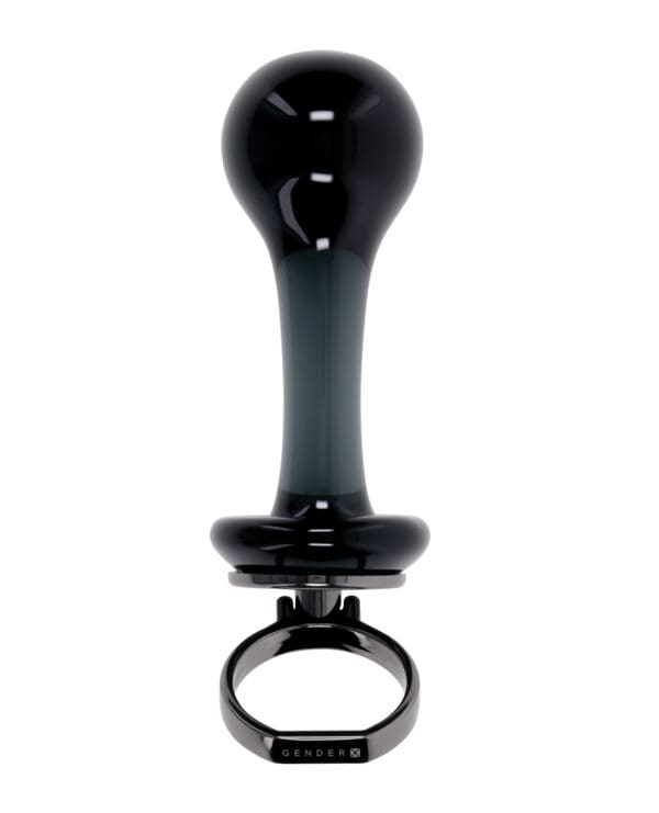 Gender X Blow Pop Glass Anal Plug - Black - Image 3