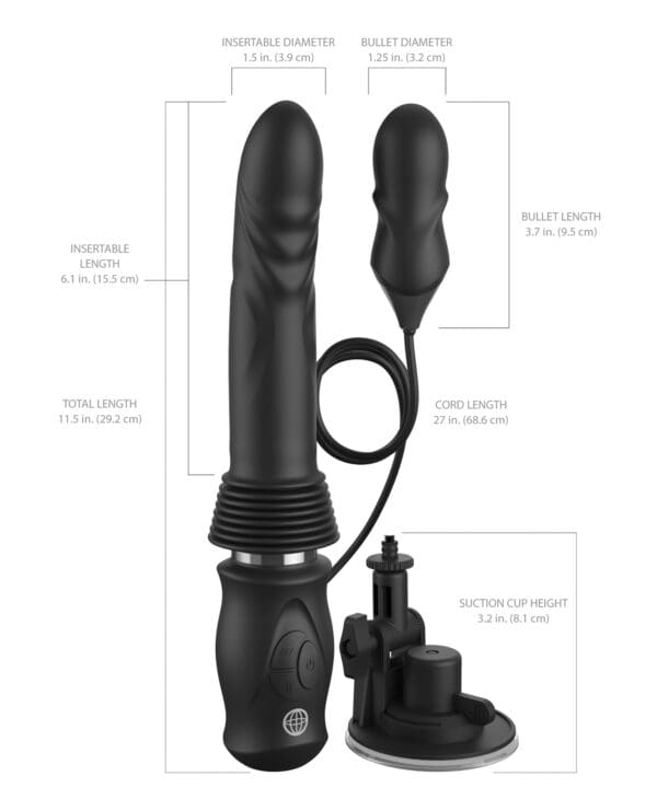 Fetish Fantasy Series Ultimate Silicone Thruster - Black - Image 5