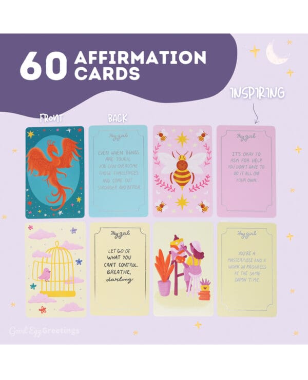 Hey Girl: Empowering & Sassy Affirmation Deck - Image 2