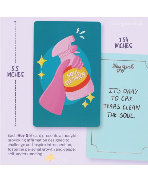 Hey Girl: Empowering & Sassy Affirmation Deck - Image 5