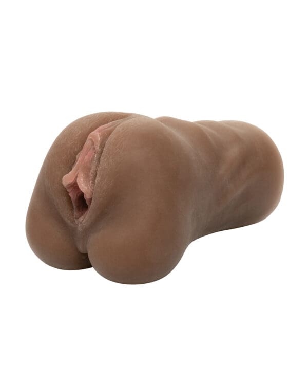 Stroke It Pussy Masturbator - Brown - Image 2