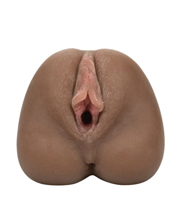 Stroke It Pussy Masturbator - Brown - Image 3